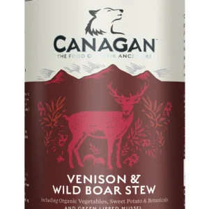 Sparpaket 6 x 400 g Canagan Venison & Wild Boar Stew Hunde Nassfutter Schneller Versand